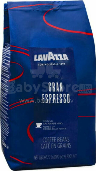 Кофе в зернах Lavazza Espresso Gran Espresso зерновой 1 Kг