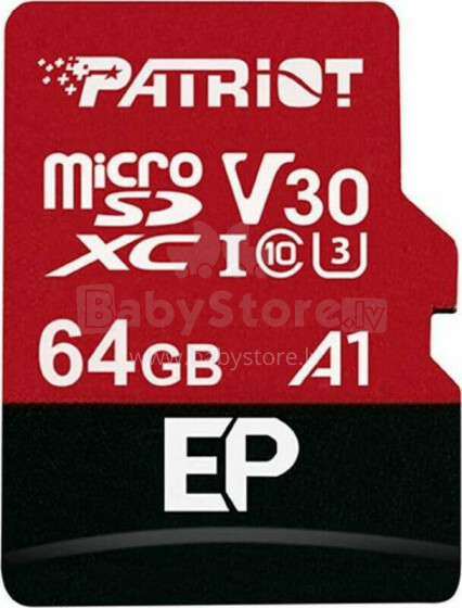 Patriot EP sērija 64 GB microSDXC V30