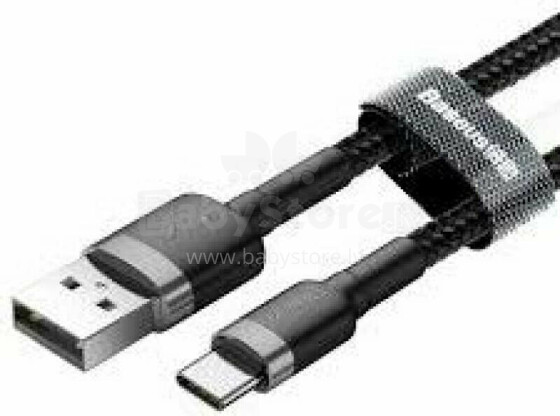 Наконечники Kabel USB Baseus Kevlar C, 3 А, 0,5 метра