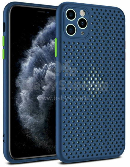 Fusion Breathe Case Силиконовый чехол для Huawei P40 Lite Синий