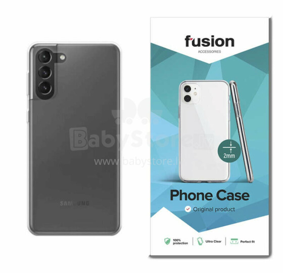 Fusion ultra clear series 2 mm силиконовый чехол для Samsung G996 Galaxy S21 Plus 5G прозрачный (EU Blister)