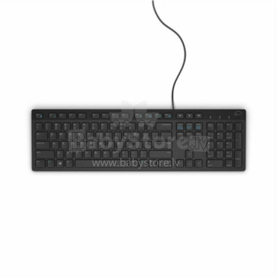 Dell KB216 Standard, Wired, Keyboard layout Russian, Black, Russian, Numeric keypad, 503 g
