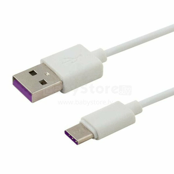 Savio USB - кабель USB типа C 3A, 1 м CL-126 Белый