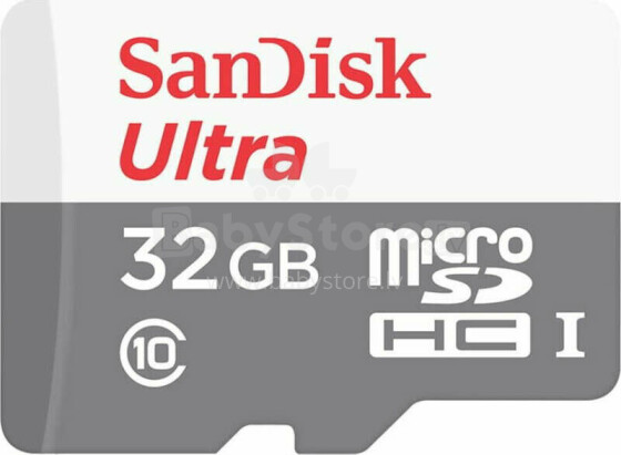 Карта SanDisk Ultra MicroSDHC 32 ГБ Class 10 UHS-I (SDSQUNR-032G-GN3MN)