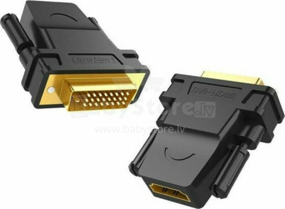 Adapteris AV Ugreen HDMI — DVI-D melns (20124)