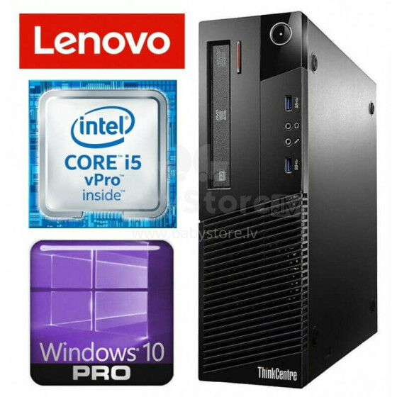 Personālais dators Lenovo M93 SFF i5-4570 8GB 480SSD W10Pro