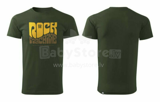 T-krekls Rock Machine Wave, zaļš, M izmērs