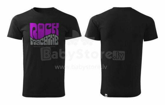 T-krekls Rock Machine Wave WMN, melns, izmērs M