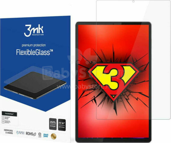 3MK ekrāna aizsargs 3MK FlexibleGlass Lenovo Tab M10 Plus 2nd Gen 10,3" hibrīds stikls