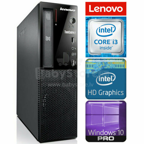 Персональный компьютер Lenovo Edge 72 SFF i3-3220 8GB 240SSD DVD WIN10Pro