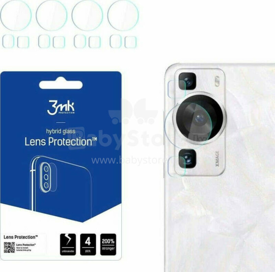 3MK Lens Protect Huawei P60 Pro kameras objektīva aizsardzība 4 gab.