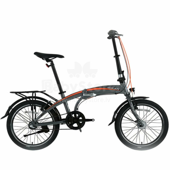 Складной велосипед Bisan 20 FX3500 NX3 (PR10010408) серый/оранжевый