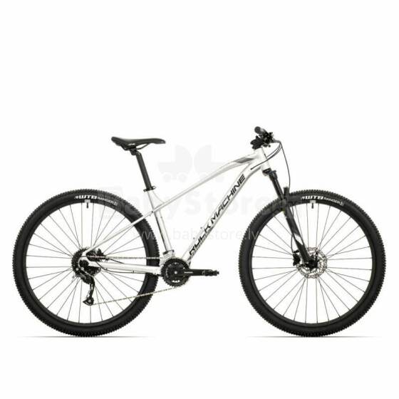 Мужской горный велосипед Rock Machine Manhattan 90-29 (III) серебристый (Размер колеса: 29 Размер рамы: S)