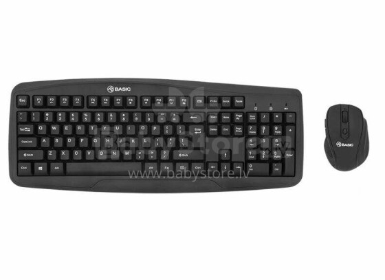 Tellur Basic Wireless Keyboard and Mouse Kit Black