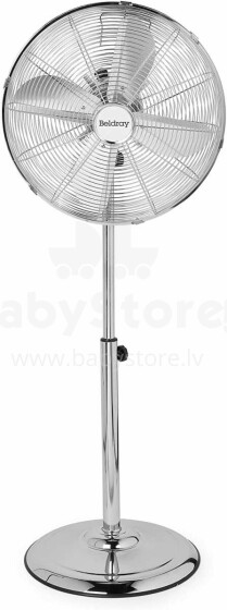Beldray EH3263VDE chrome pedestal fan