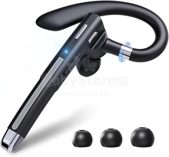 Bebe Basic Headset Bluetooth 6.1 Wireless Art.165719  austiņas Bluetooth 6.1 bezvadu austiņas ar CVC8.0 mikrofonu, 1,5 stundas