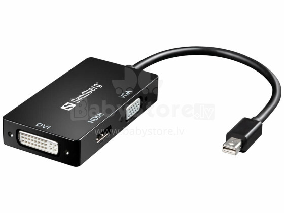 Sandberg 509-12 Adapter MiniDP>HDMI+DVI+VGA