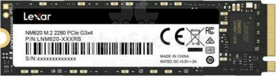 Lexar NM620 512 ГБ M.2 2280 PCI-E x4 Gen3 NVMe SSD (LNM620X512G-RNNNG)