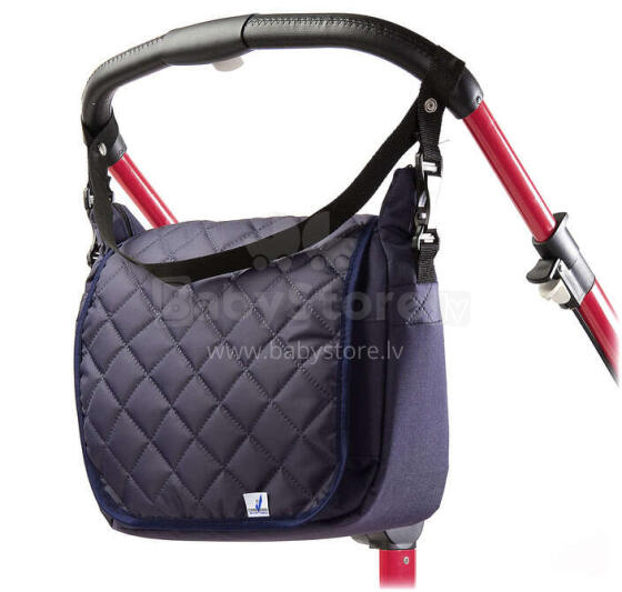 Quilted mama bag for strollers NAVY