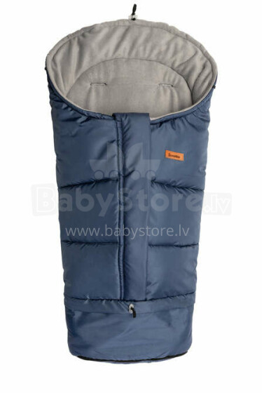 Combi 3in1 Romper Bag – navy/grey polar fleece