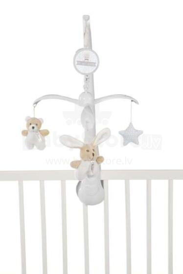 104574 CAROUSEL BEAR & RABBIT