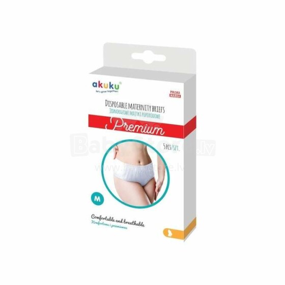 A0550 Single-use postpartum panties (size M, 5 pcs)