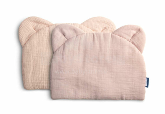 Muslin pushchair pillow – PINK