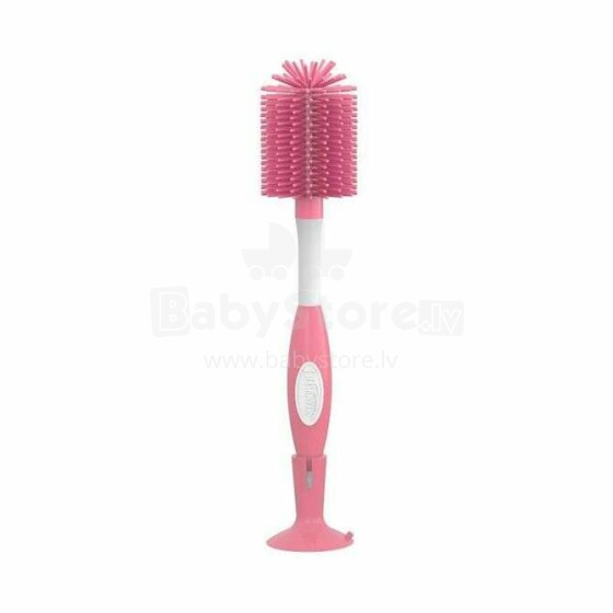 AC229  Soft Touch Bottle Brush – Pink