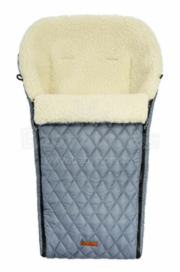 QUILTED WOOL ROMPER BAG GRAPHITE