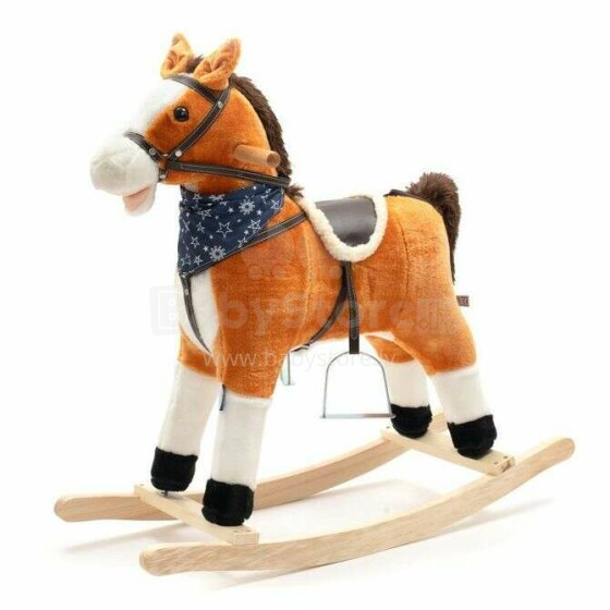 46435 POLE HORSE WITH MELODY ZEUS WITH SCARF
