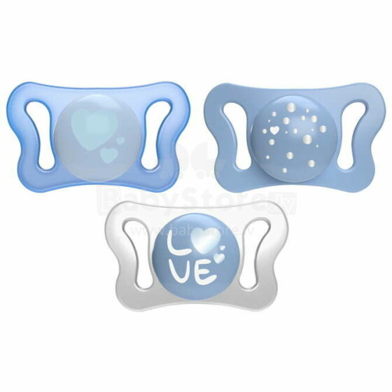 156269 PHYSIO MICRO SILICONE pacifier 0-2 BLUE 2 PCS