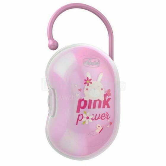 129638 PINK DOUBLE PACIFIER CASE