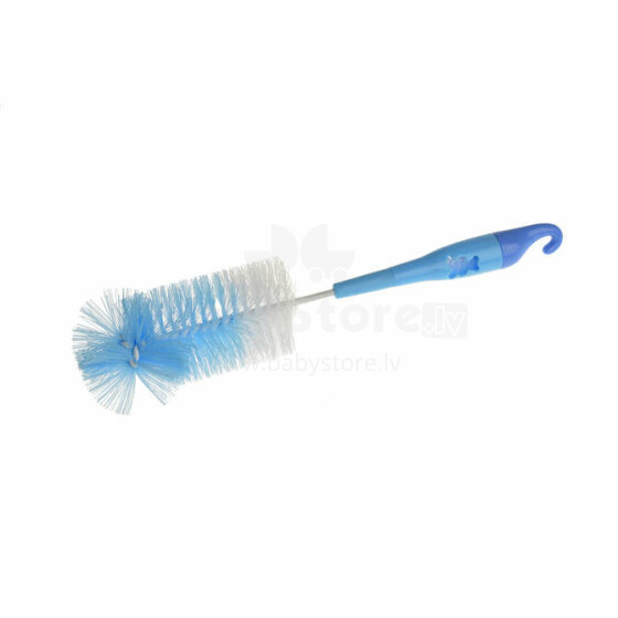 A0572 TEDDY BEAR BOTTLE AND PACIFIER BRUSH BLUE