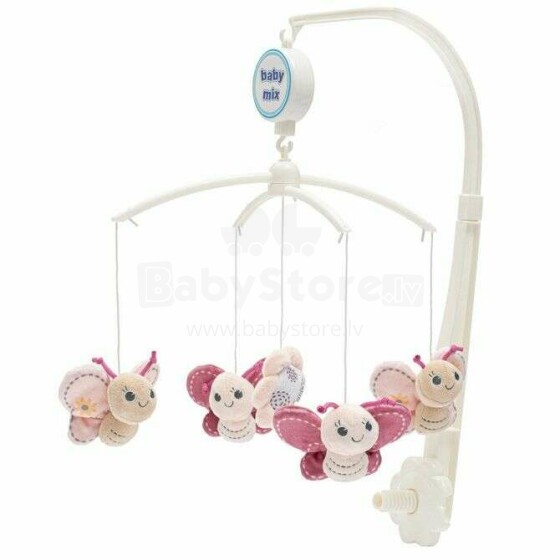 53095 BUTTERFLY CAROUSEL PINK