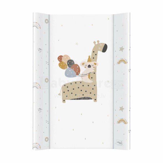 Ceba Baby Strong Art.168281 Comfort Giraffe Hard changing mat Mähkmisalus kõvapõhjaline (70x50sm) + voodikinnitus