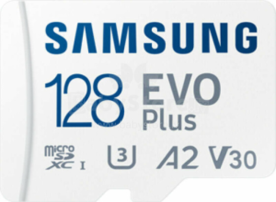 ПАМЯТЬ MICRO SDXC EVO + 128GB / V30 W / A MB-MC128KA / EU SAMSUNG