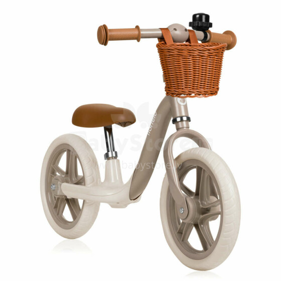 Lionelo Alex Plus Art.168462 Beige Детский велосипед - бегунок с металлической рамой