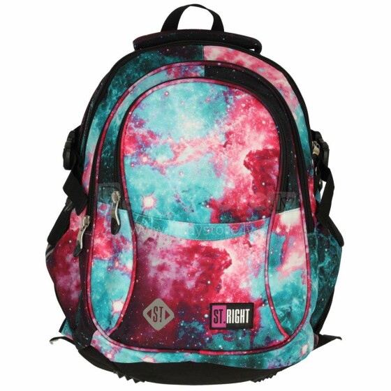 Ikonka Art.KX3761 4 compartment school backpack 17 inch cosmos Niebula