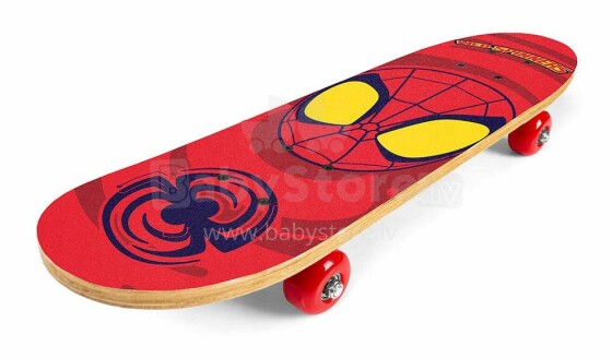 Spiderman Wood Penny Board  Art.59263  Детская роликовая доска (Скейтборд)