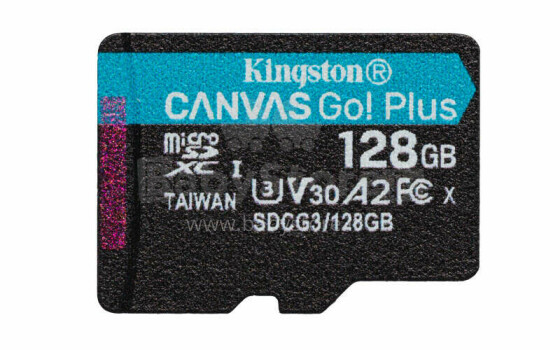 Kingston Technology Canvas Go! Плюс карта памяти 128 ГБ MicroSD UHS-I Class 10