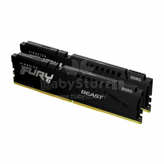 Kingston Technology FURY Beast 64GB 2x32GB DDR5 6000MHz atmiņas modulis