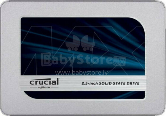 Crucial MX500 500 GB 2,5 collu SATA III SSD (CT500MX500SSD1)