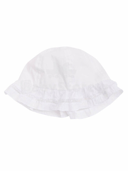TuTu Hat Art.6439  White hat-panama with laces