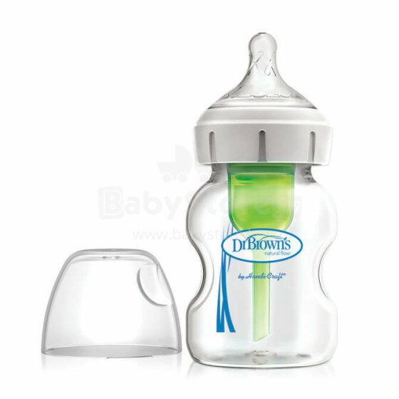 WB51700 5 oz/150 ml Glass Wide-Neck Options+ Bottle, 1-Pack