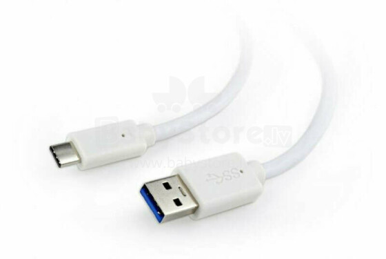 КАБЕЛЬ USB-C К USB3 0,1M БЕЛЫЙ / CCP-USB3-AMCM-W-0,1M GEMBIRD