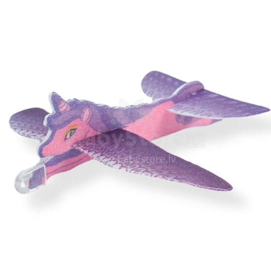 Glider Unicorn Art.171022 Lidmašīna planieris polistirols Vienradzis,20cm