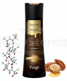 Šampoon Visage Keratiin+Argaan 400ml