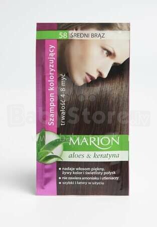 Krāsojošais šampūns Marion 40ml 58