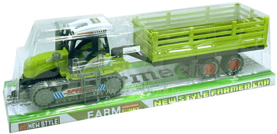 AGRICULTURAL VEHICLE WITH TRAILER