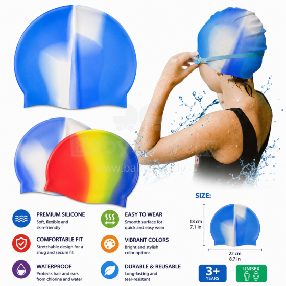 I-Toys Swimming Cap Art.173074  Silicone Swimming Cap